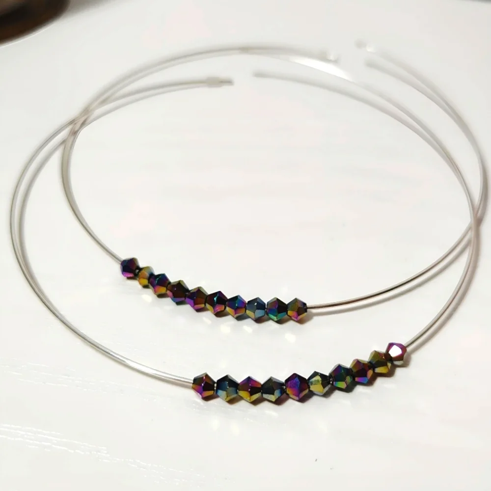 Sterling Silver Oversized 4